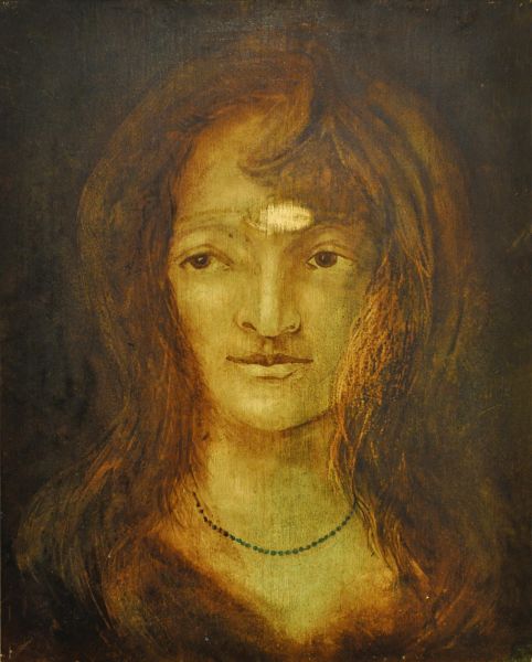 Senza titolo, olio su tavola 50x40